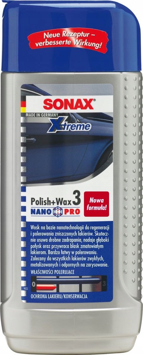 SONAX-POLISH WAX - ВОСК ДЛЯ ПОЛИРОВКИ