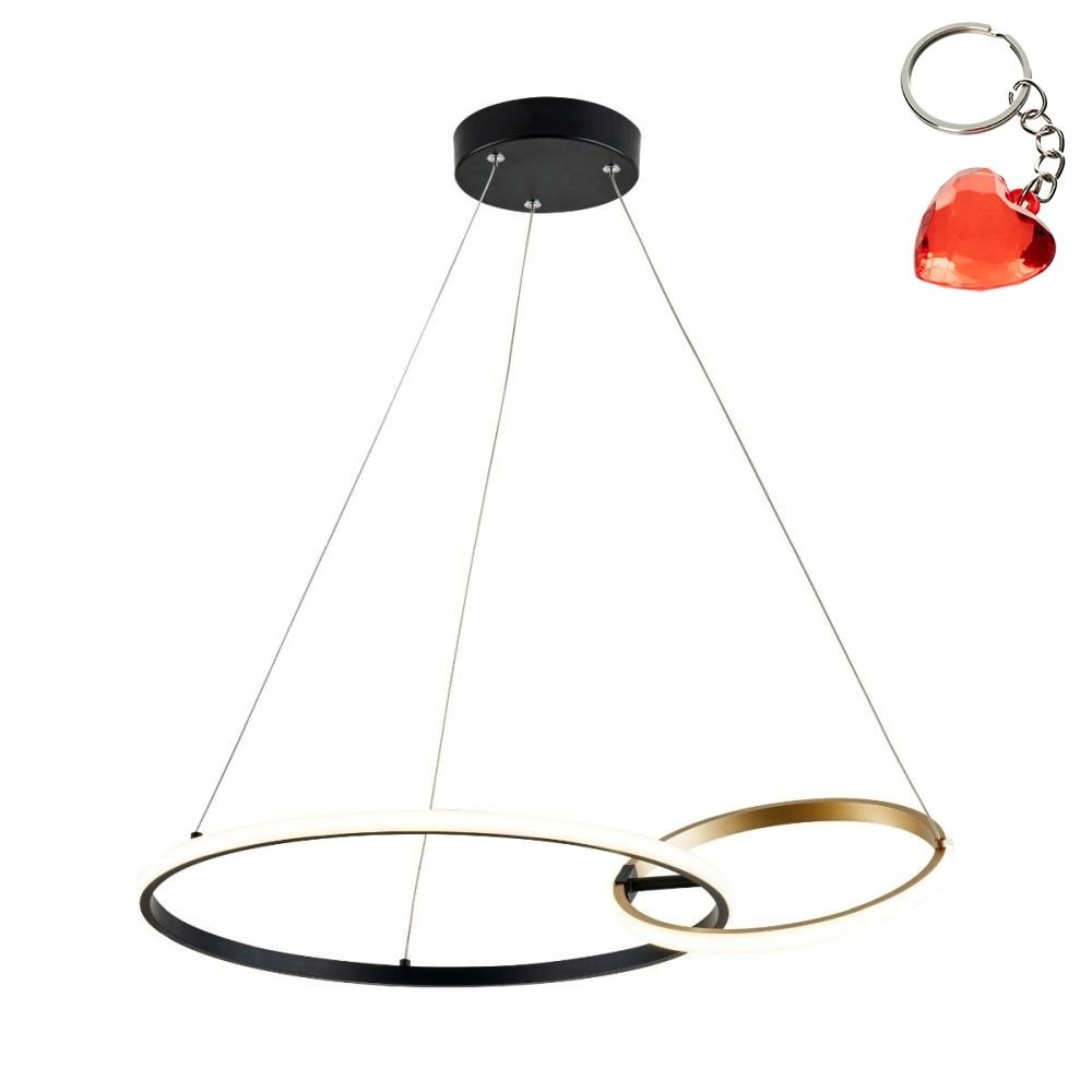 Efektná závesná Led lampa s krúžkami Rando 20002P-GD Zuma Line Darček