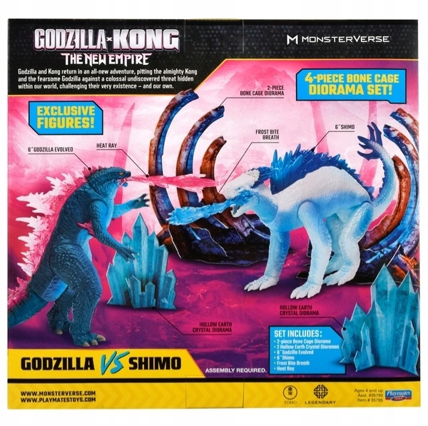 THE NEW EMPIRE GODZILLA X KONG ZESTAW GODZILLA VS SHIMO