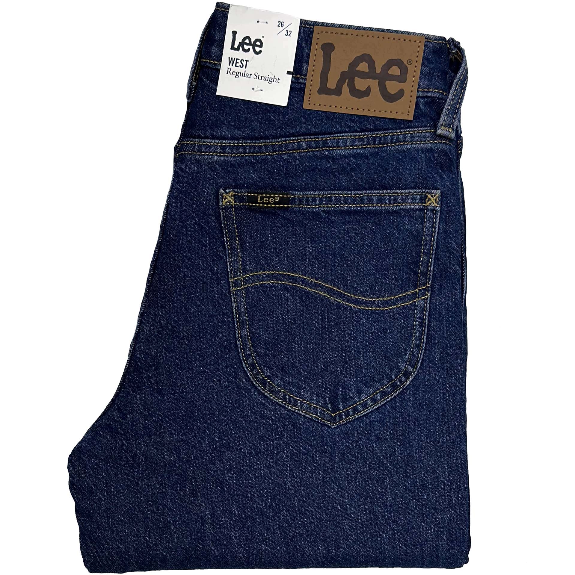 Lee West Indigo Warp pánské džíny rovné regular straight W26 L32