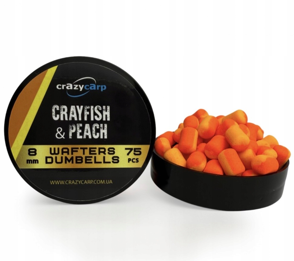Kulki Proteinowe Wafters Crazy Carp (7х10 mm) Crayfish & Peach