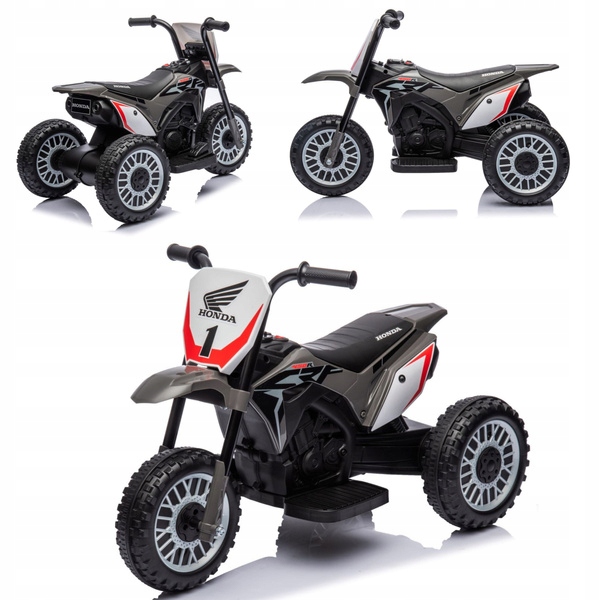 Sun Baby Motocykl elektryczny Honda CRF450 3 koła szary 3+