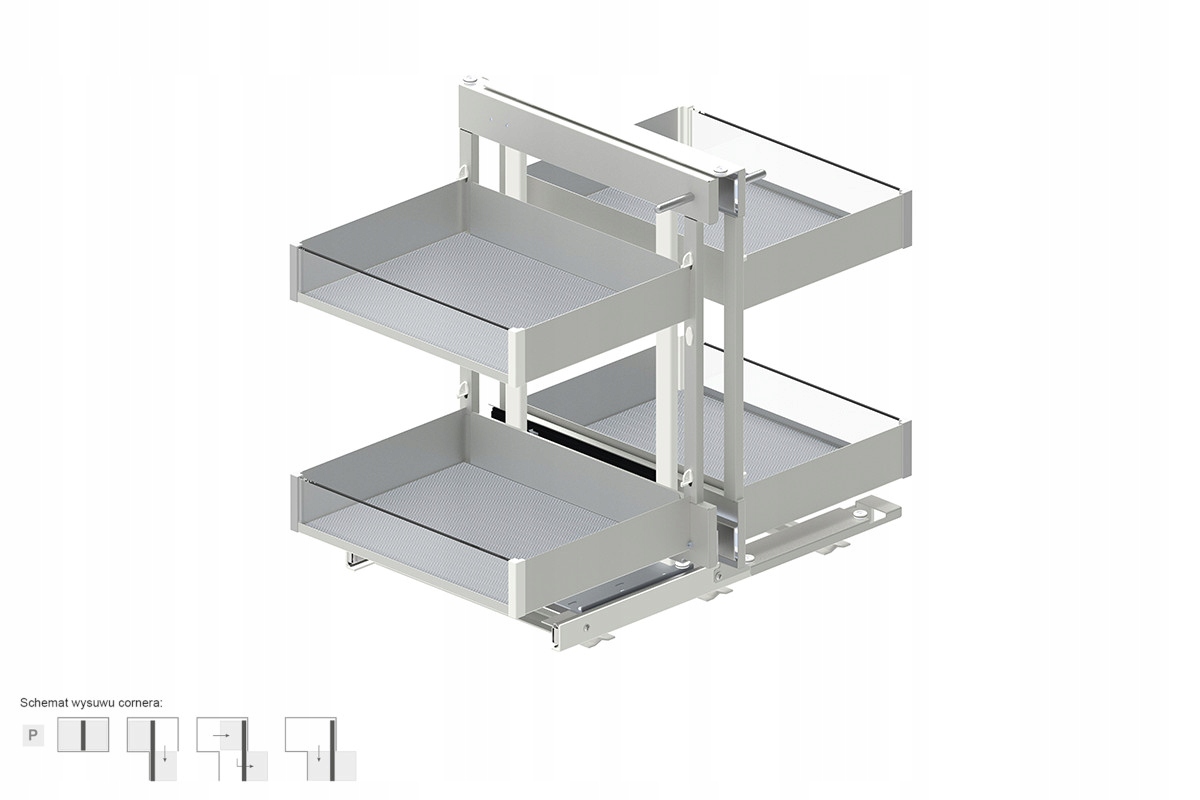 Magic corner comfort 800 PRAWY BIAŁY MAT Rejs Puro