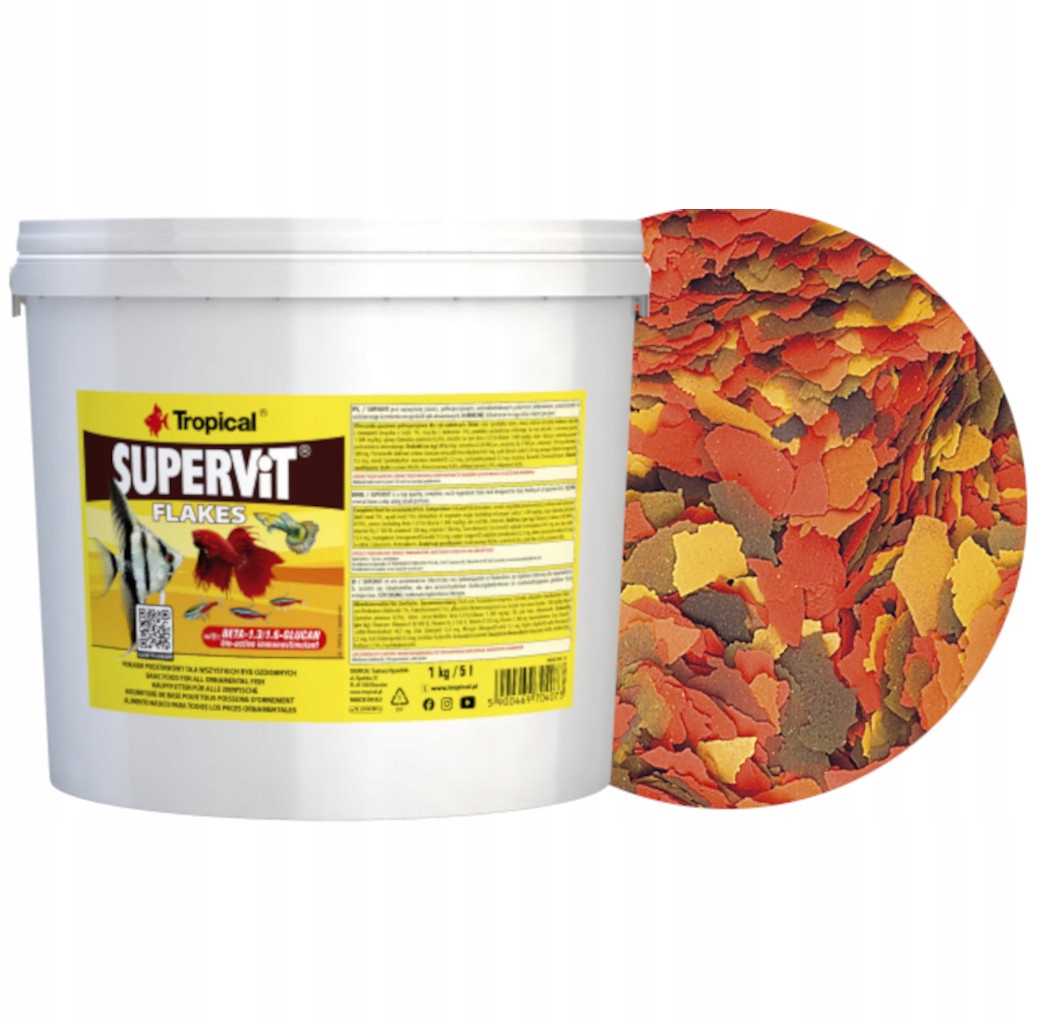 Levně Tropical Super-vit 5L Krmivo Pro Ryby