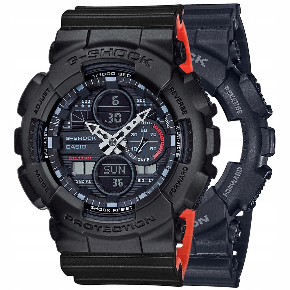 Hodinky Casio G-Shock Set GA-140-1A1ER Bezel 10358741 Řemínek 10577142 20