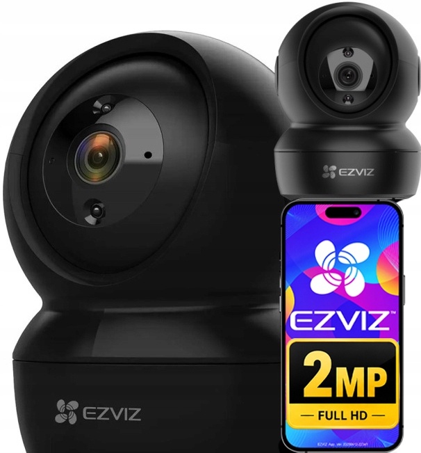 Wifi Kamera Ezviz Chůvička Otočná Ezviz C6N Black Full Hd Náhled 24/7