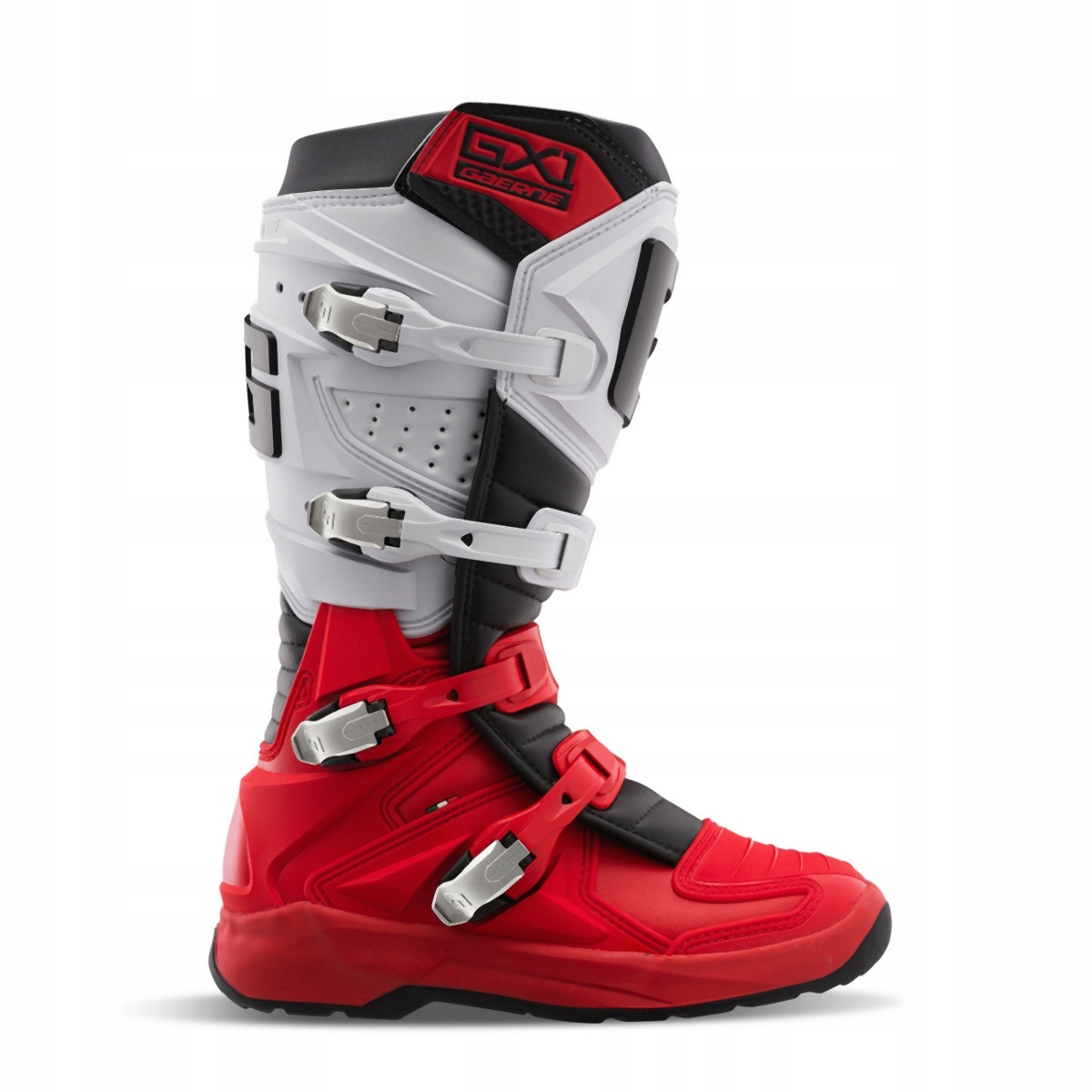 Gaerne Crossové/enduro Topánky GX-1 Evo Red/white Červená/biela/čierna 48