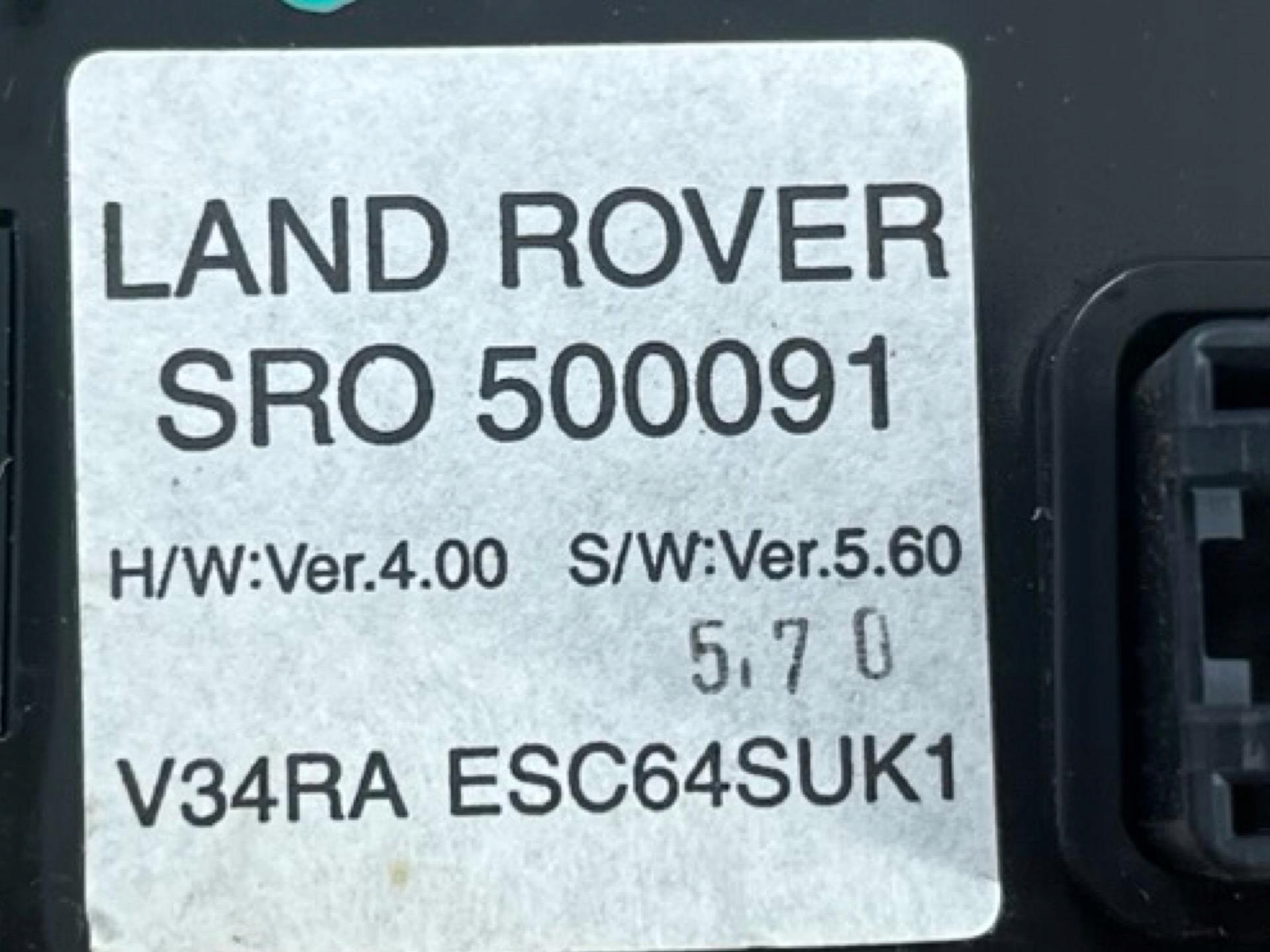 sensor kata steering Land Rover Discovery 3 L319 2005 SRO500091