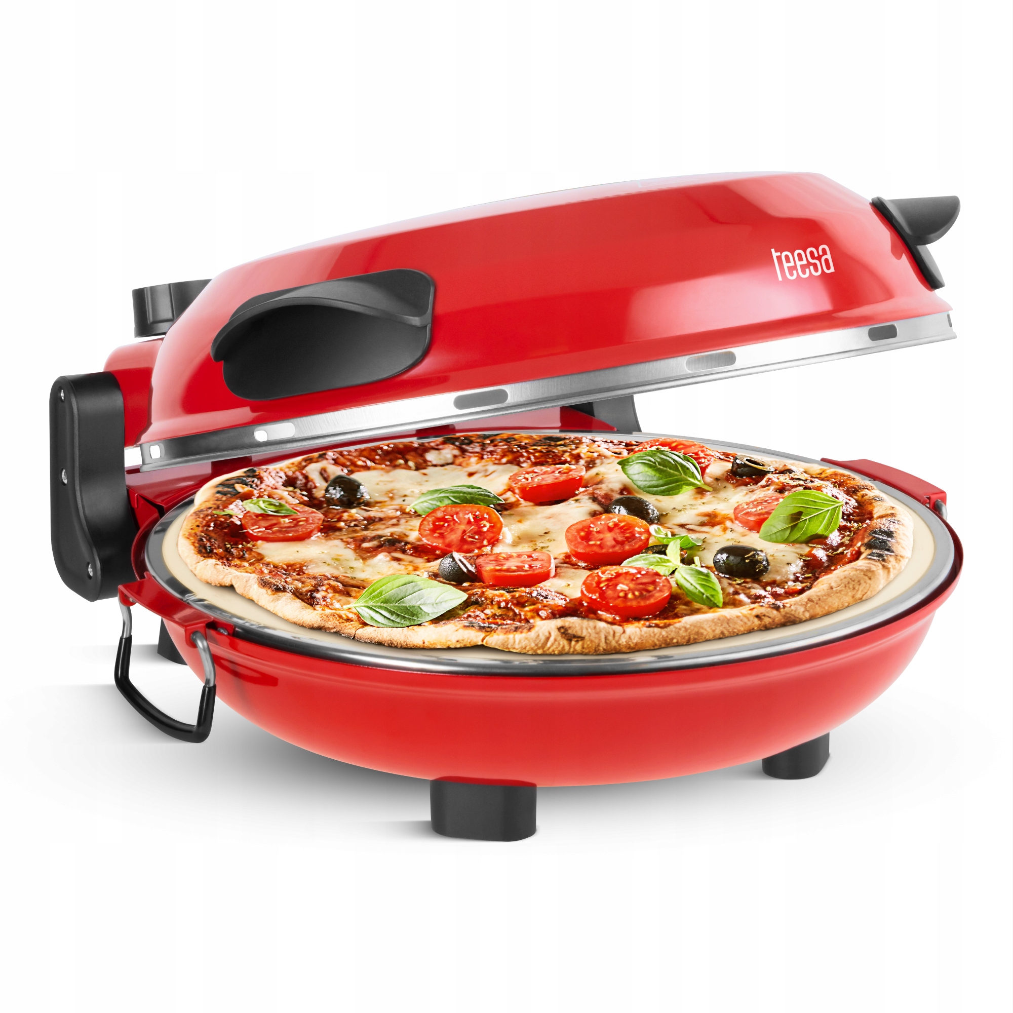 Piec do pizzy TEESA SUPREME 1300W do 400°C kamień