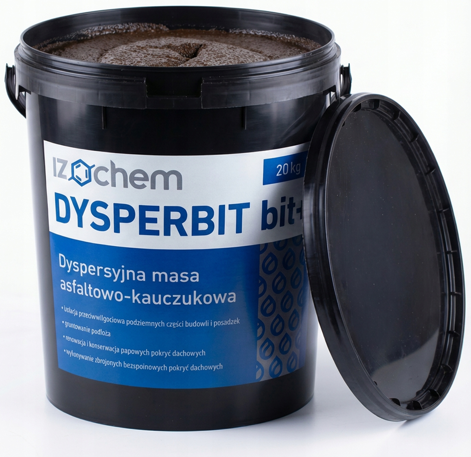 Izochem Dysperbit Bit+ 20 Kg Masa Asfaltowo Kauczukowa Hydroizolacja Bitum