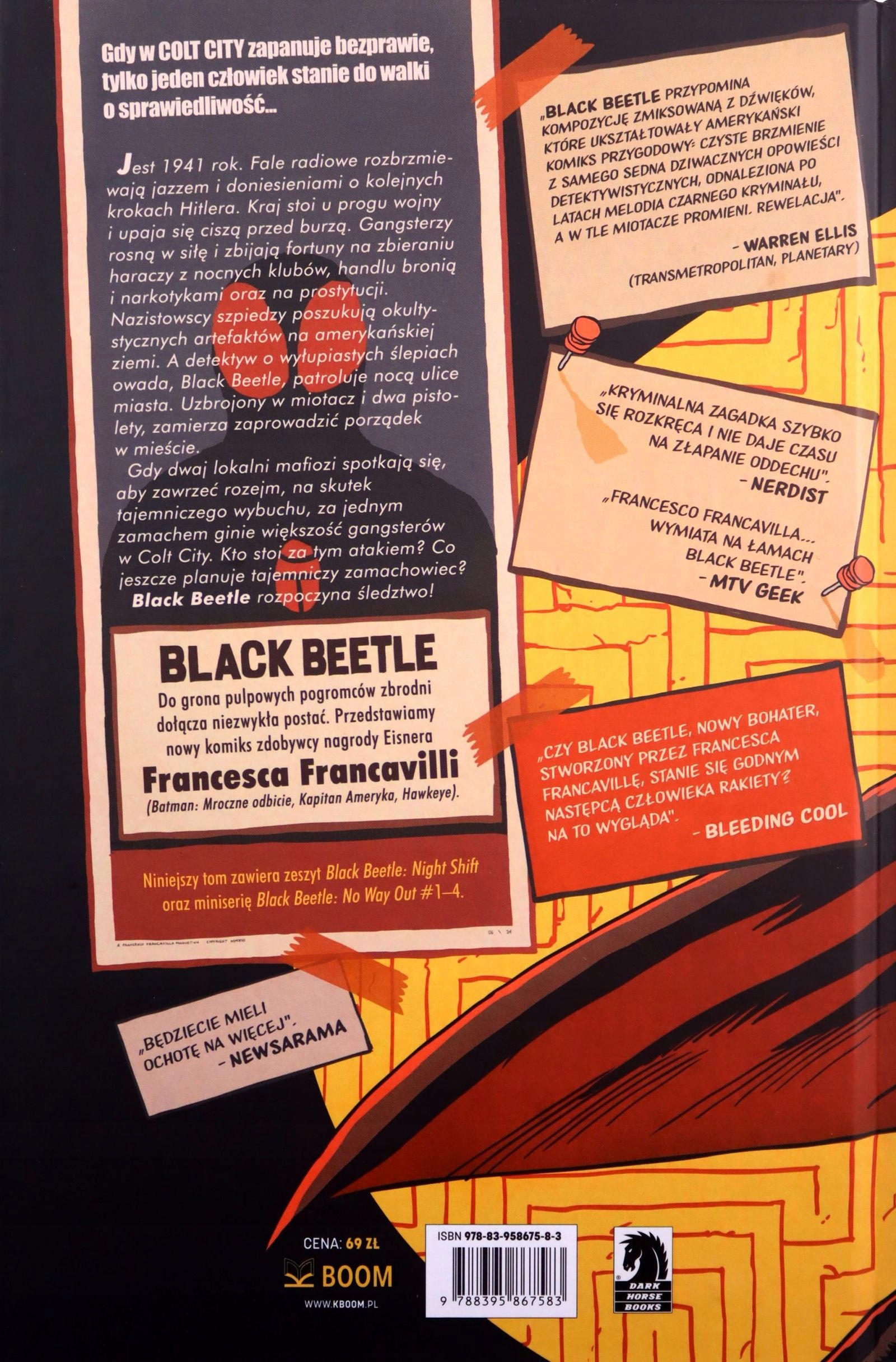 BLACK BEETLE. BEZ WYJŚCIA - Francesco Francavilla Rok wydania 2021