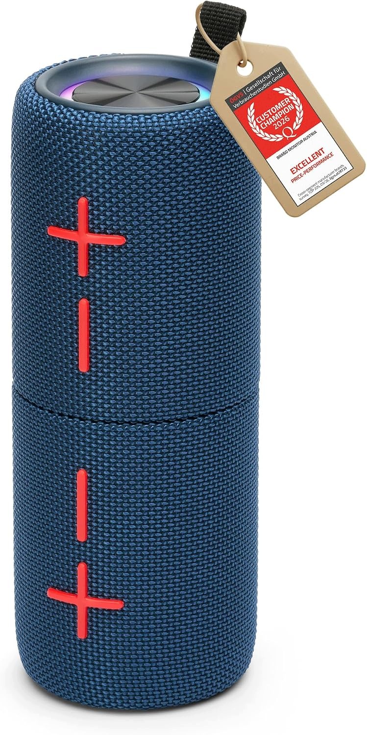 Głośnik Bluetooth Przenośny 2w1 10W Tzs First Austria 2400mAh Usb-c Aux