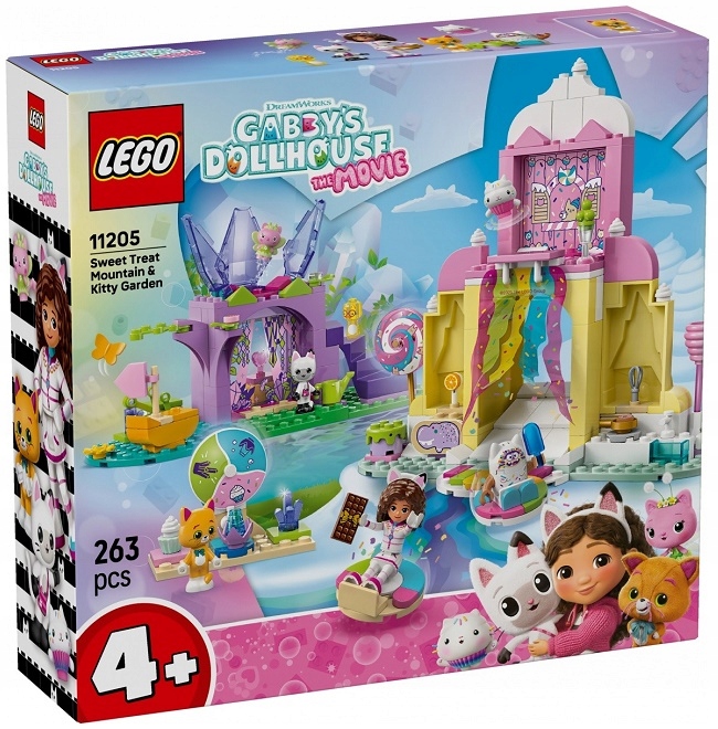 Lego Gábinin Kouzelný Domek 11205 Kočičí hora a Kočička