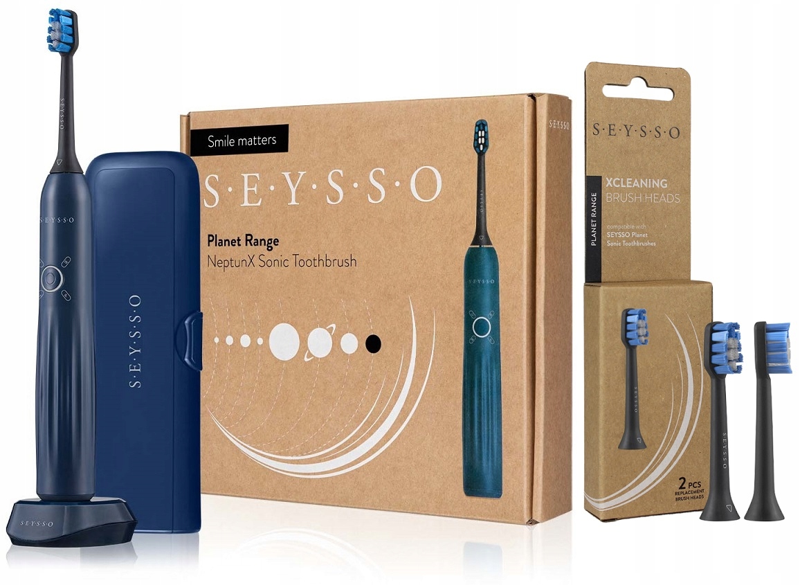 

Szczoteczka soniczna Seysso NeptunX 2 końcówki