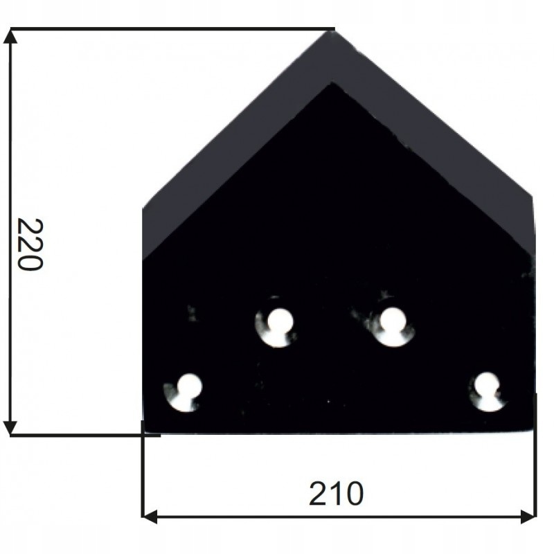 Nůž 220x210x8 APL00050