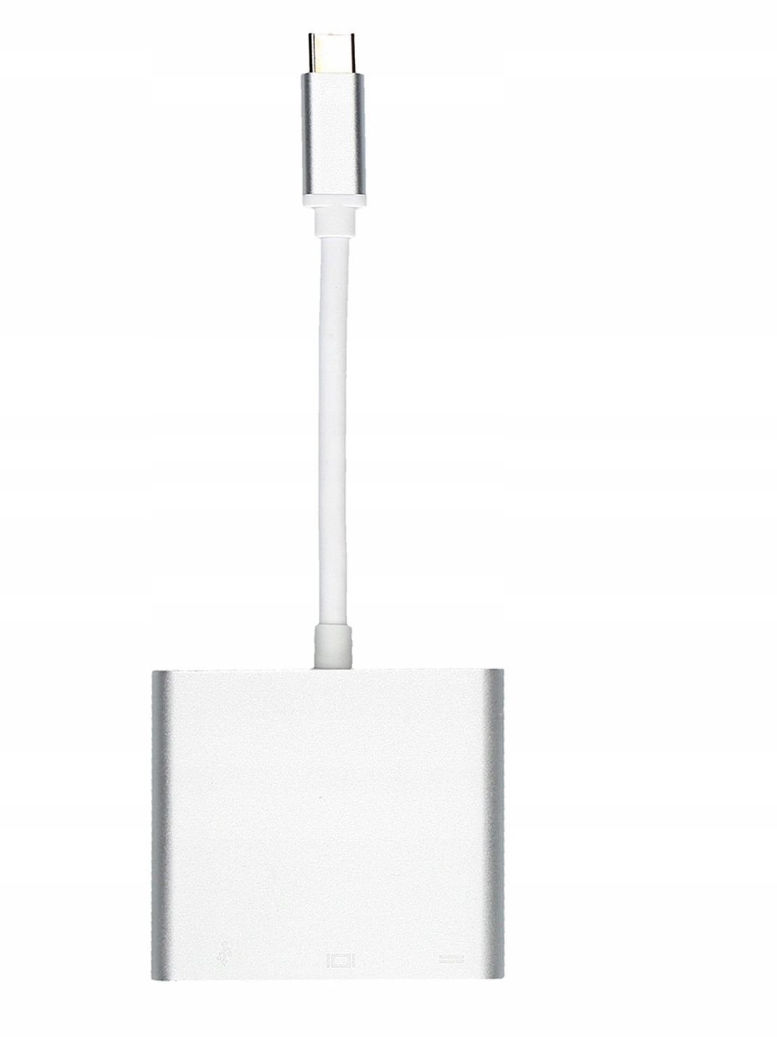 ADAPTER USB C HDMI+USB 3.0+PD 4K HUB MacBook 3w1 Zastosowanie USB, FireWire