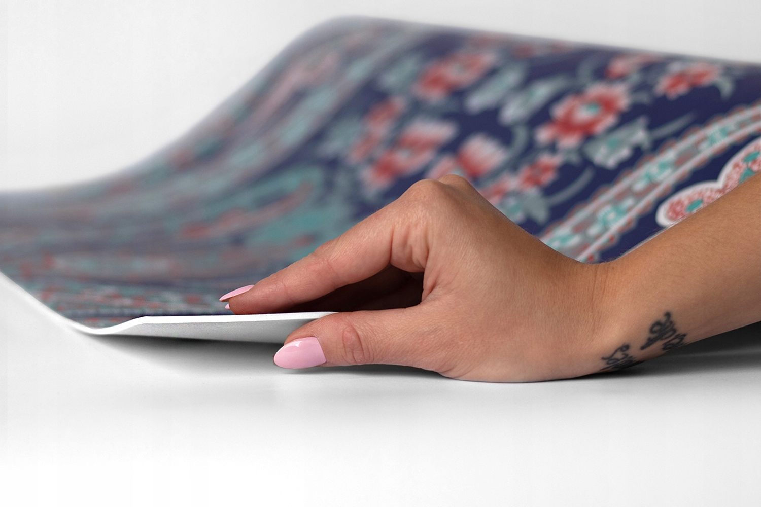 Mata ochrona krzesło fotel Ciemne kostki fi 100 Kształt Koło