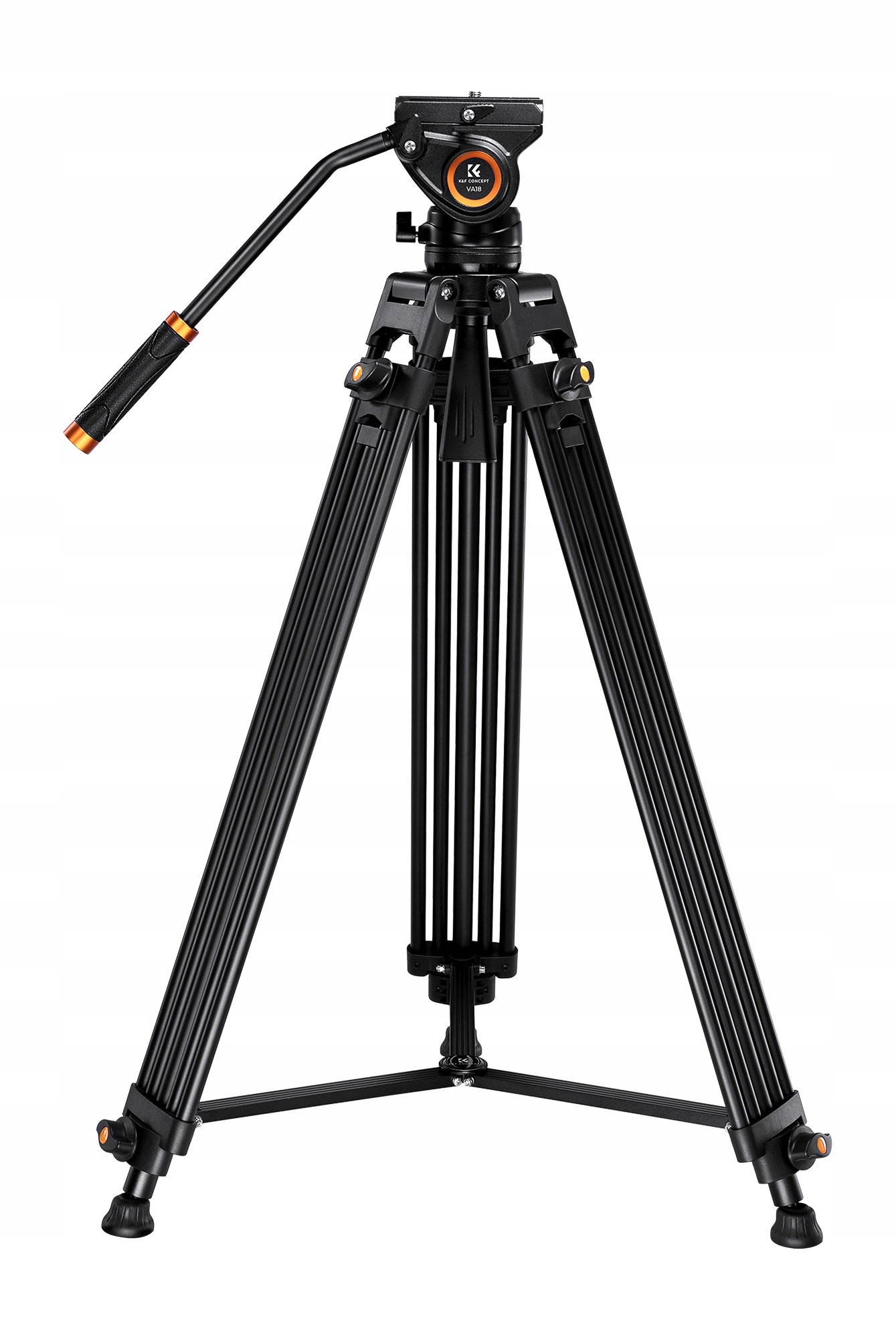Stativ K&f Concept VA18 profesionální hlava VH081 hliníková slitina 184 cm
