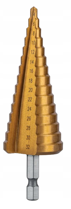 

Wiertło stopniowe 4-32 mm