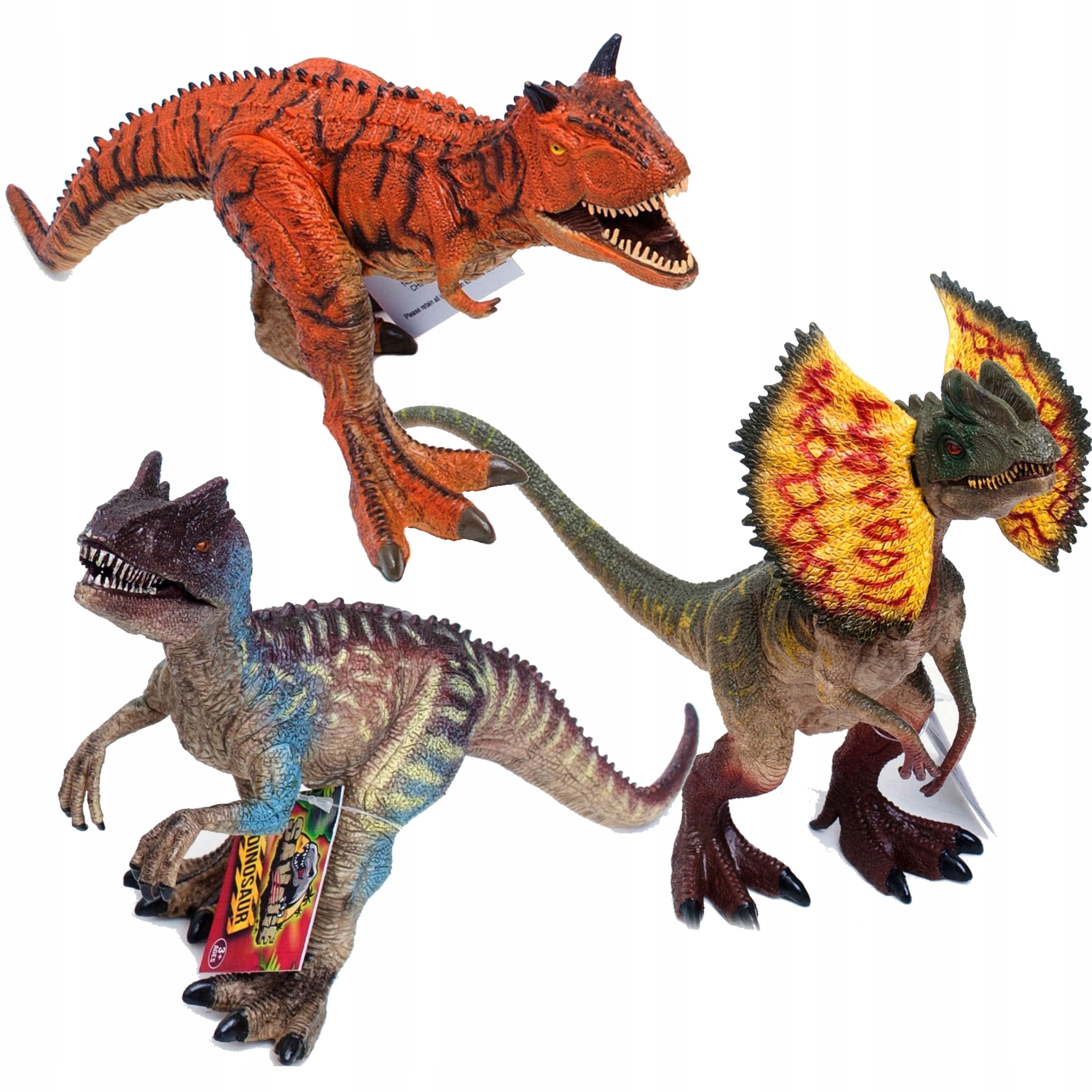 

Dinozaur Figurki Dilofozaur Allosaurus Karnotaur