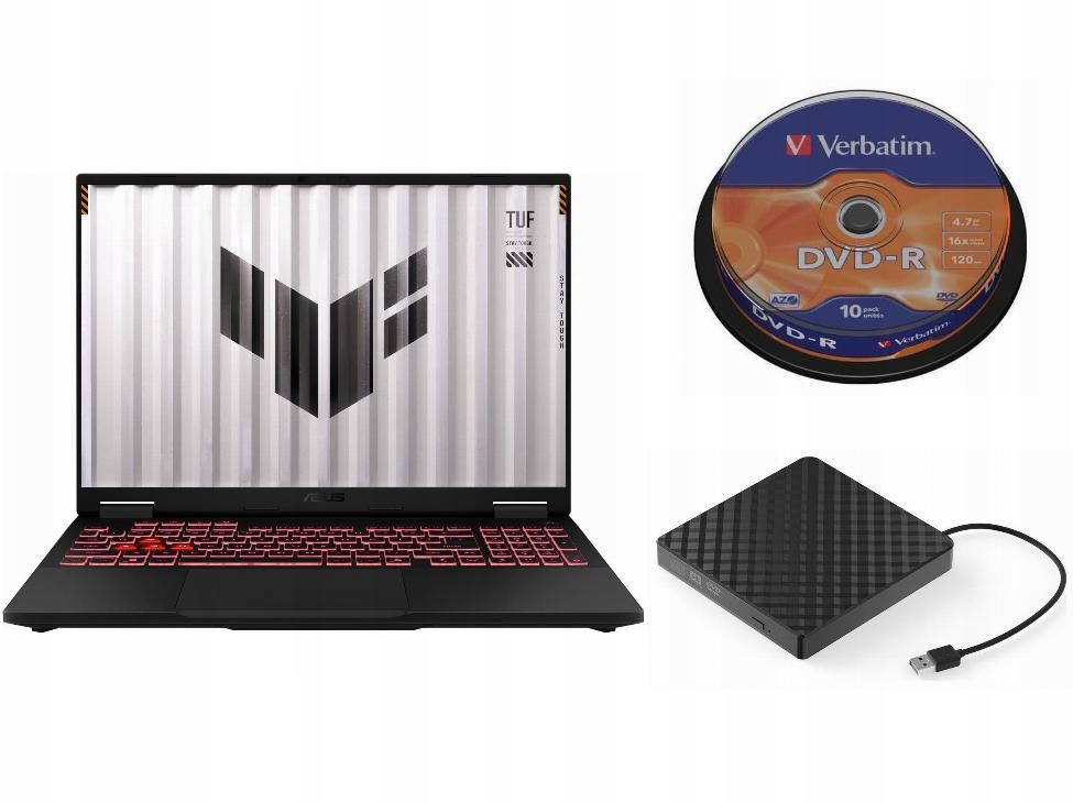 ASUS TUF Gaming A16 FA608UMI-R7165W Ryzen 7 260 16.0"FHD+ 144Hz 300nits IPS-level AG 16GB DDR5 5600 SSD512 GeForce RTX 5060 8GB Cam1080p 70WHrs Win11 Aluminum Jaeger Gray