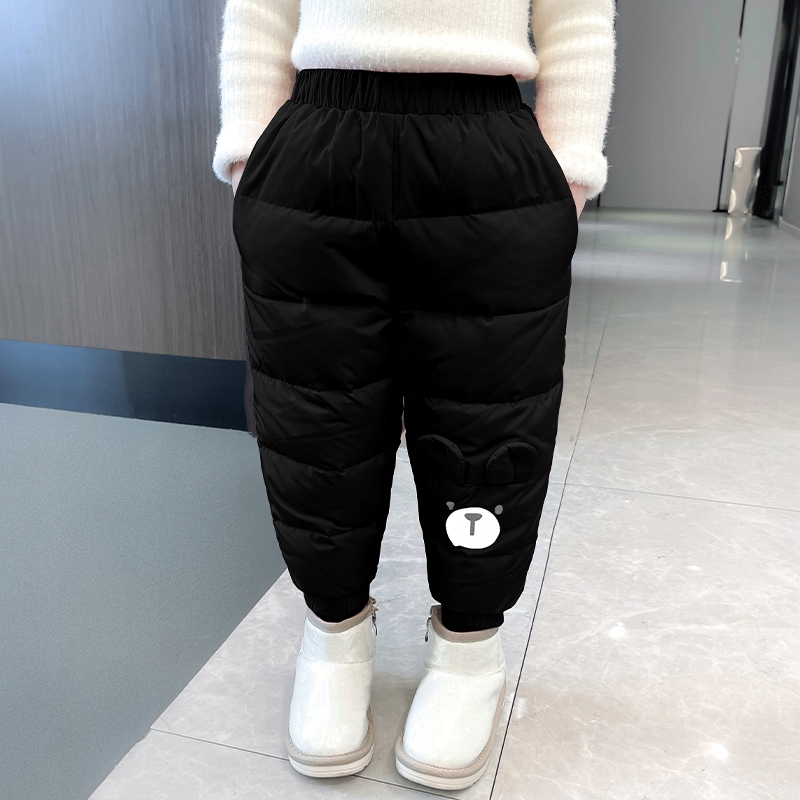 CIEPŁE GRUBE SPODNIE DRESOWE OCIEPLANE JOGGERY zimowe pikowane dziecięce Kod producenta HZ1026