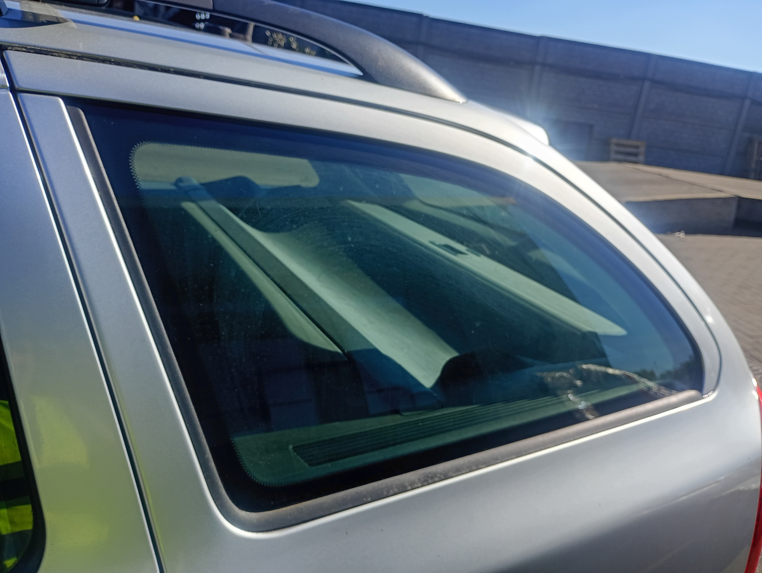 window side bodywork left rear rear part Skoda Octavia 2 II 04-13