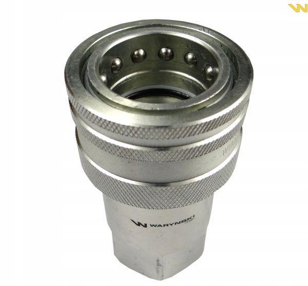 

Szybkozłącze hydrauliczne gniazdo GW1/4'' Pushpull
