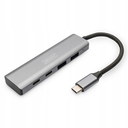 Digitus Usb-c 4-portowy Hub 2x Usb-a 2x Usb-c Gen2 DA-70245