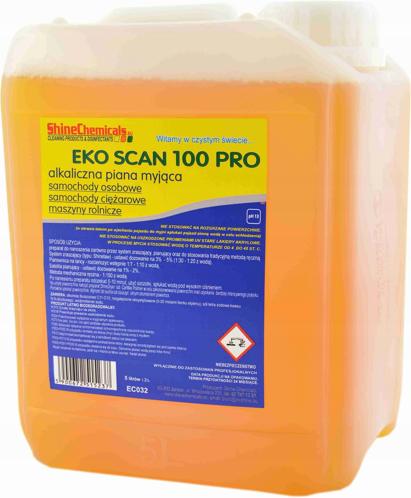 

Piana Myjaca Eko Scan 100 Pro 5L