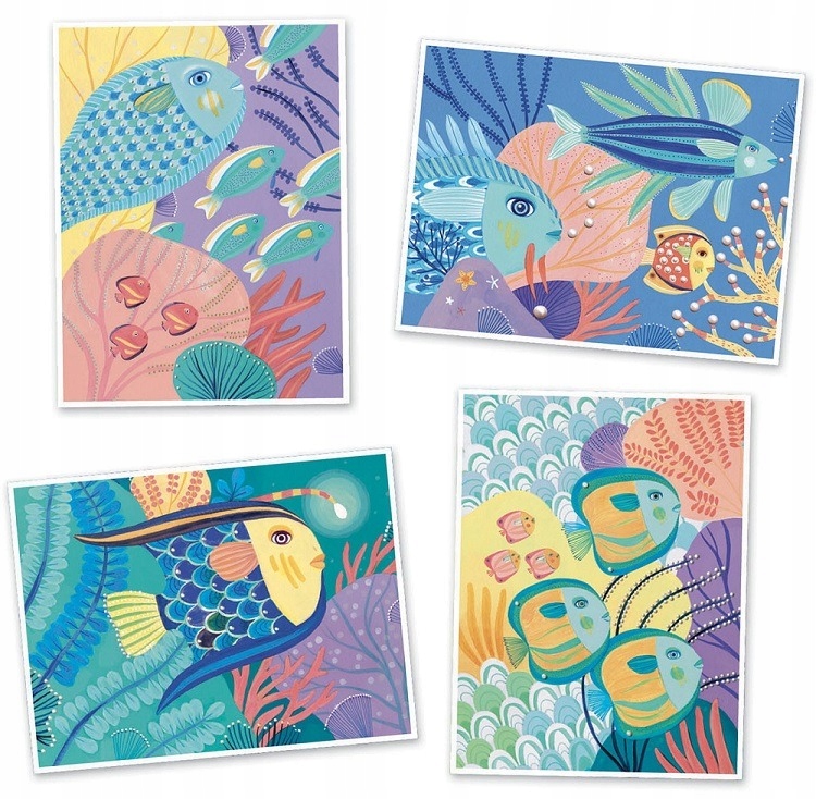 

Morskie Głębiny zestaw artystyczny flamastry Djeco