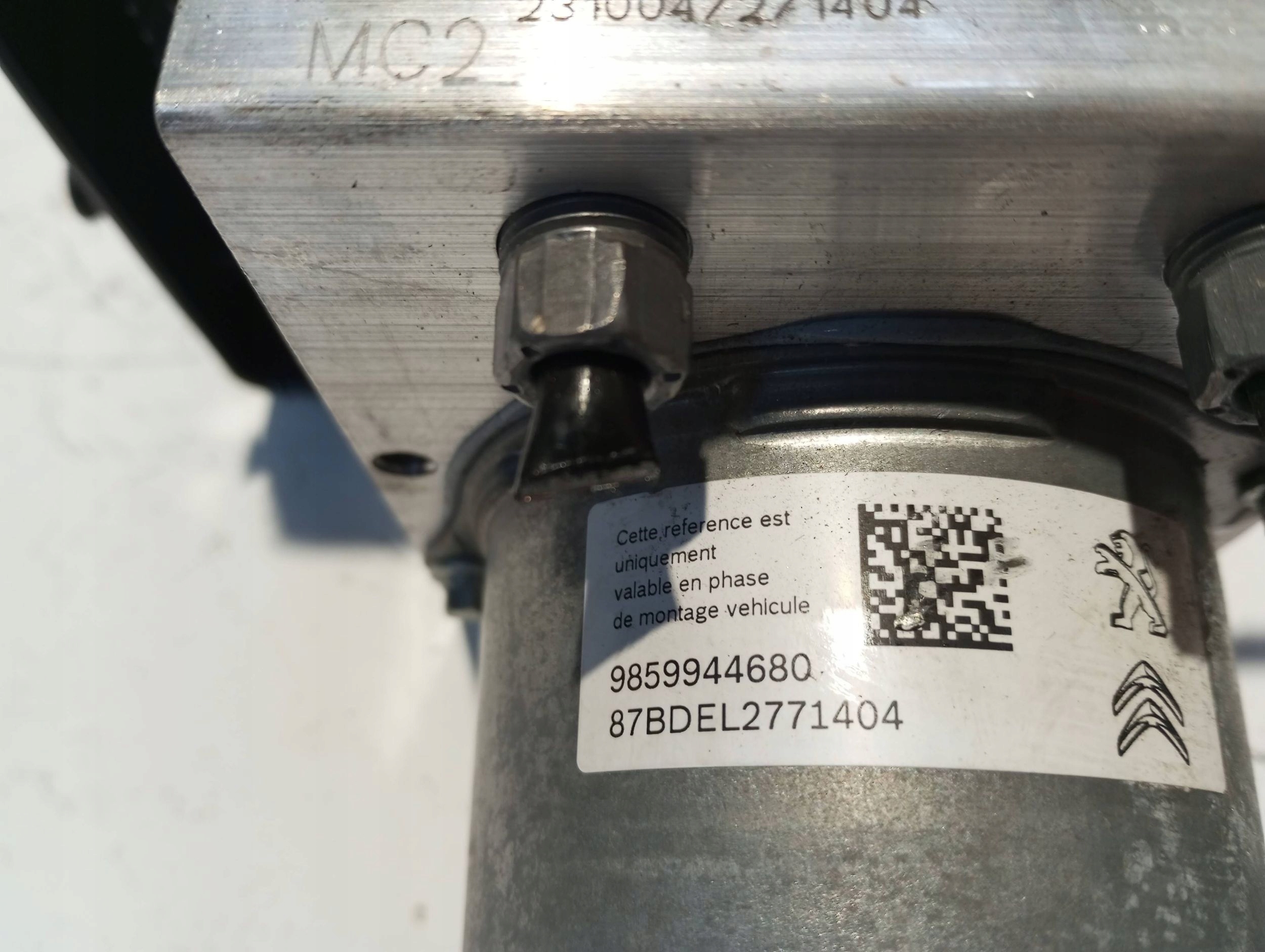 pompa ABS PEUGEOT CITROEN OPEL 9859944680