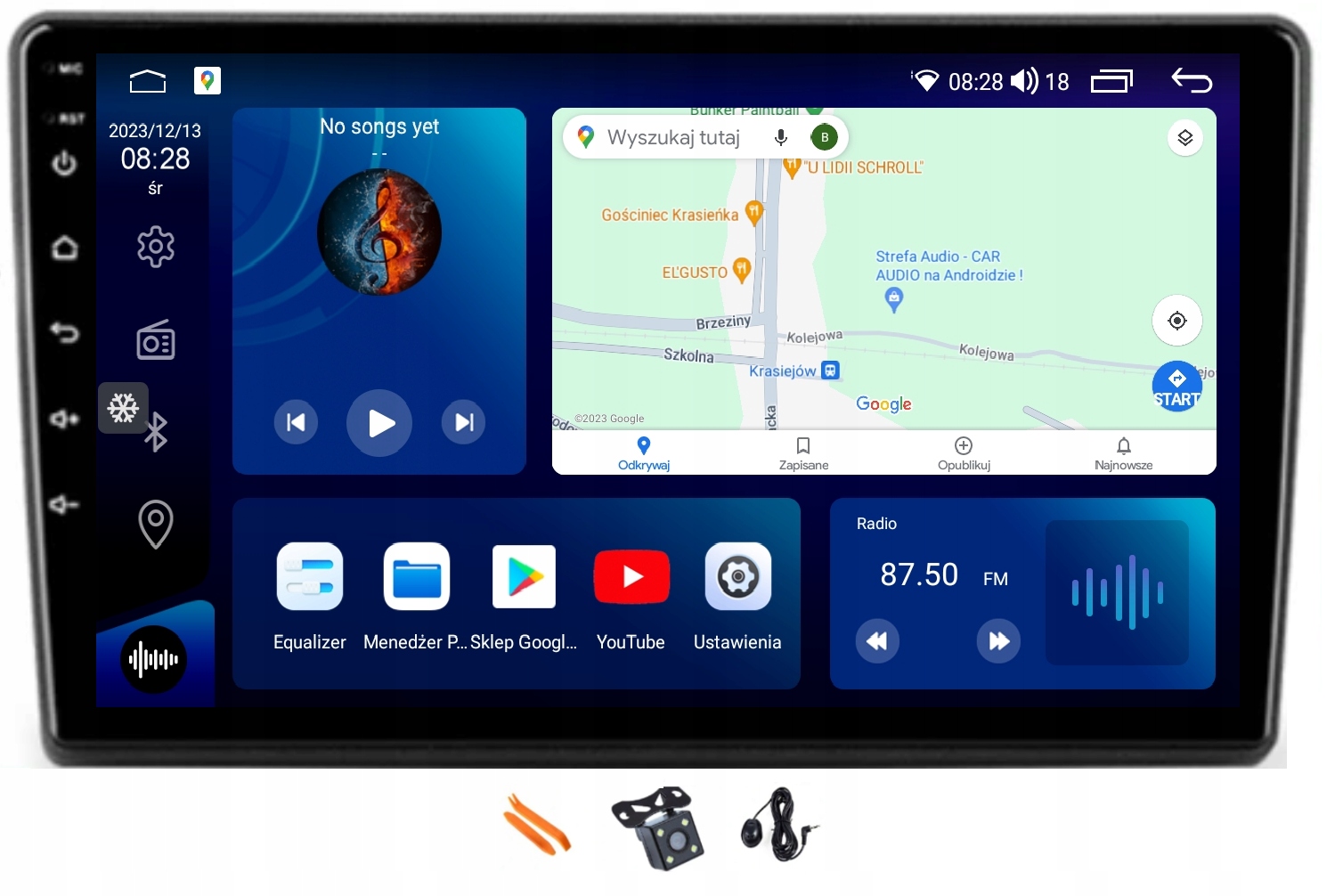 Rádio Android Navigácia Qled Carplay 64 Gb Lte Gps Suzuki Grand Vitara 98-06