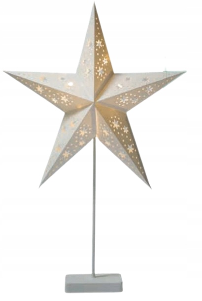GWIAZDA BETLEJEMSKA NA STOJAKU ŚWIĄTECZNA LED STOJĄCA LAMPA
