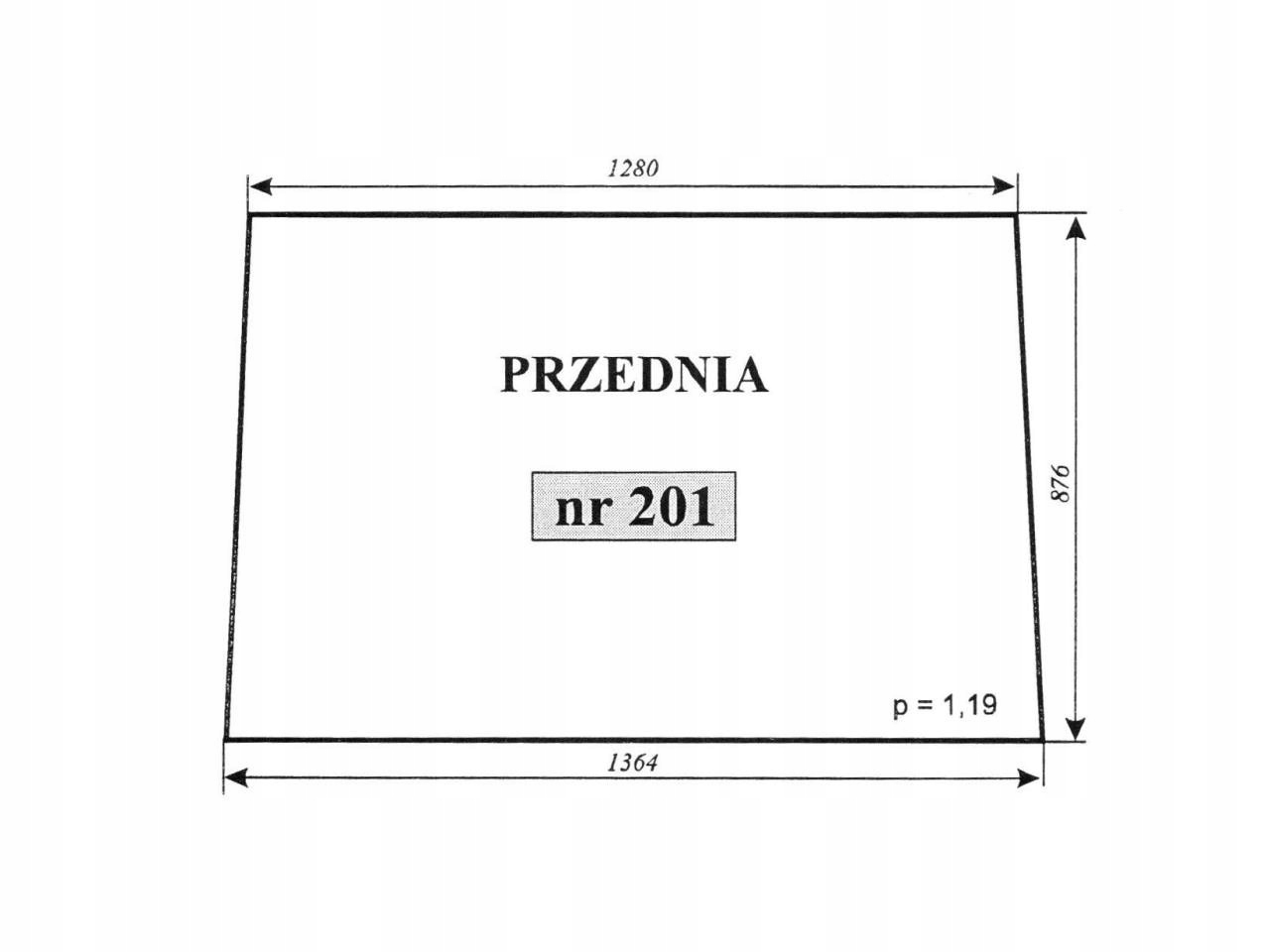 ВЕТРОВОЕ СТЕКЛО ZETOR 5211 5011 7045 201