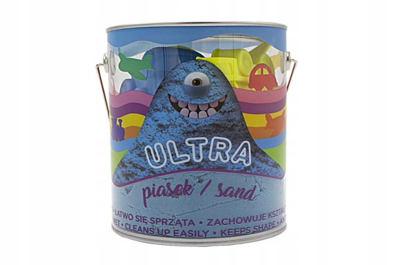 

Piasek Ultrapiasek Puszka 900G 4 Duże Foremki 2 Na