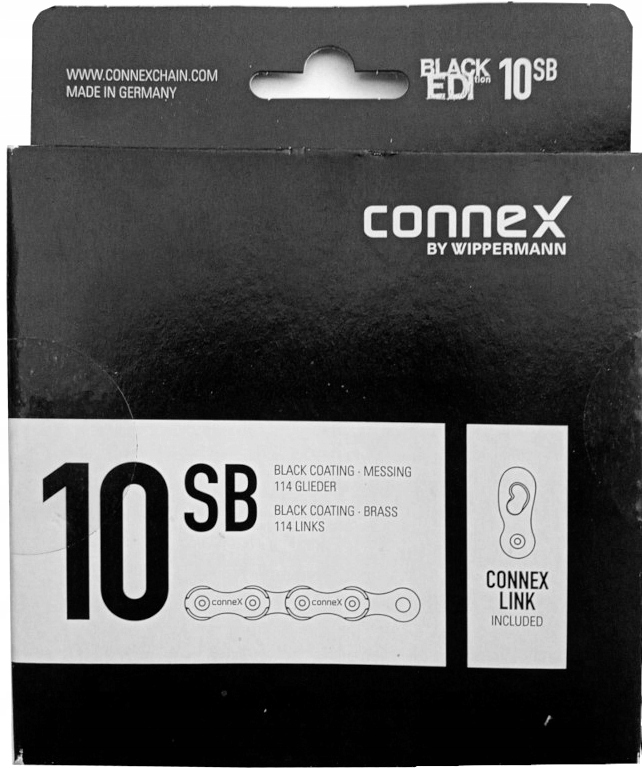 Řetěz Na Kolo Wippermann Connex 10sB 10-rz Černý