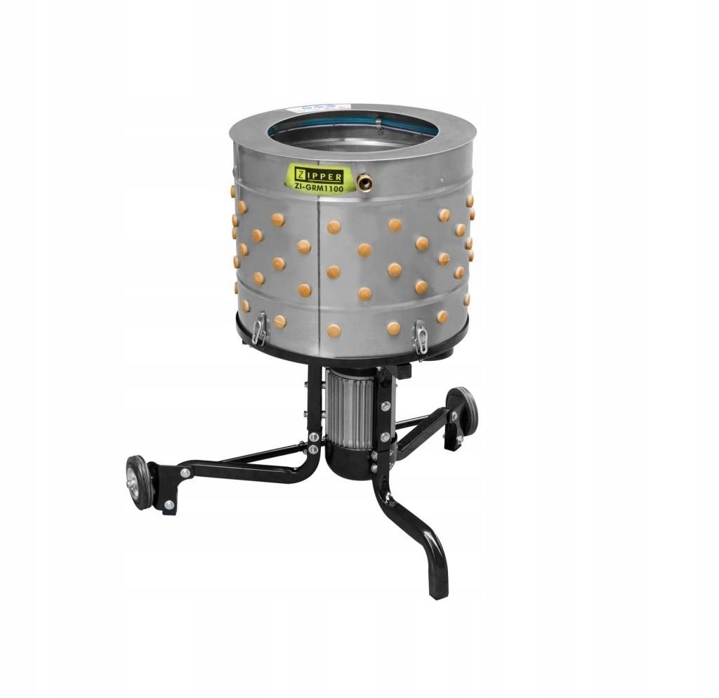 ELEKTRYCZNA SKUBARKA DO DROBIU KUR KACZEK GĘSI Zipper ZI-GRM 1100 W