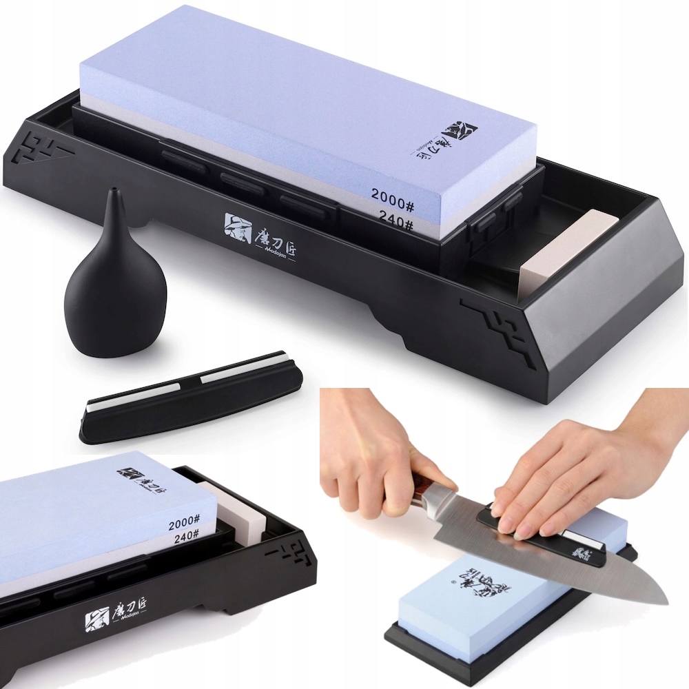 Brousek Kamenná oselička Kámen na ostření nožů 240/2000 TG8224 Taidea