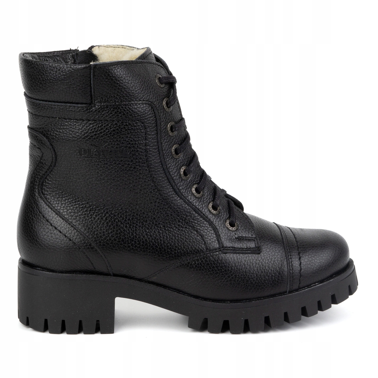 Dámské kožené kotníkové Kotníkové Boty , zimní zateplené boty, 272BB, černé 40