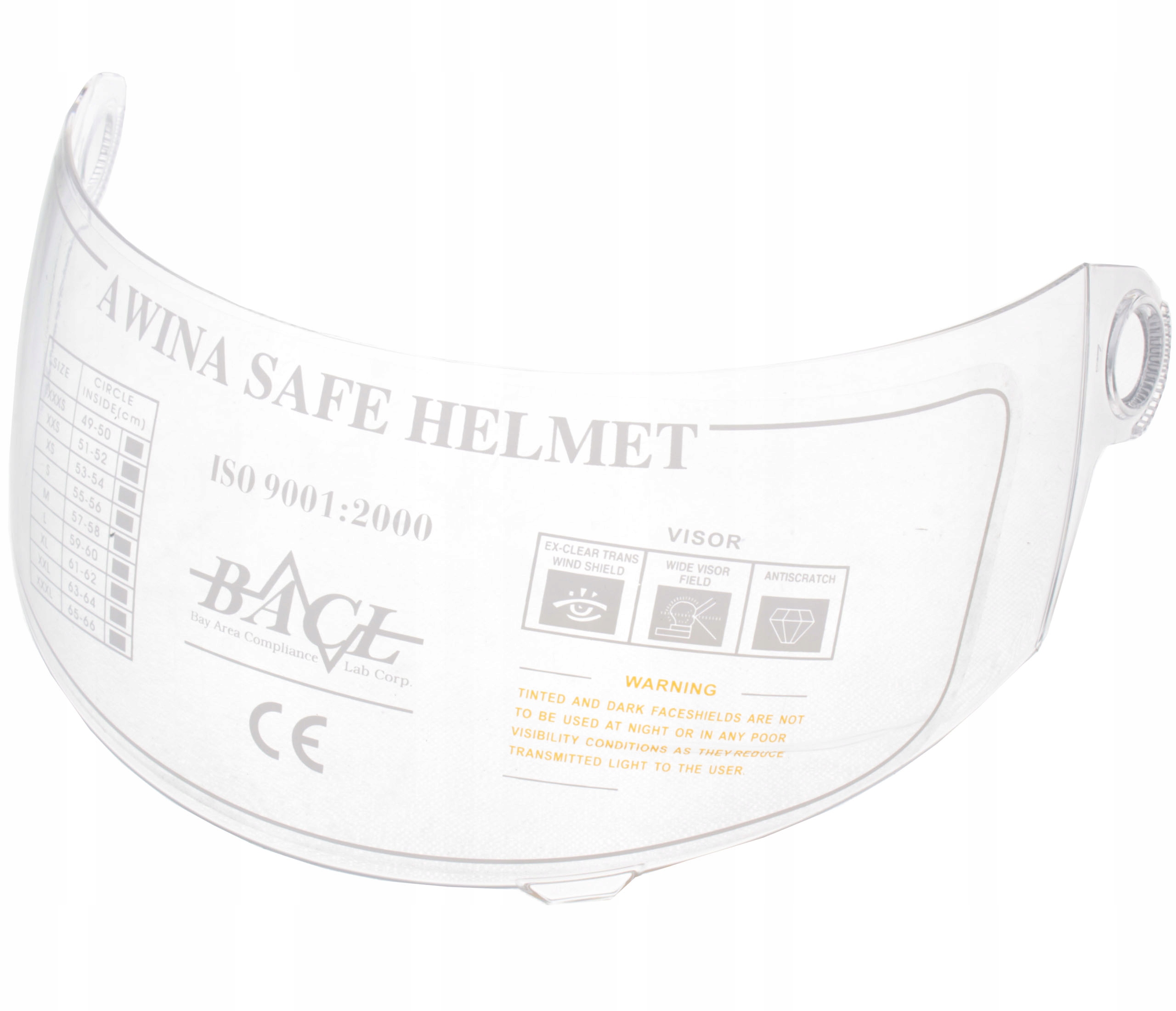 

Awina Szybka Szyba Kask Integralny TN-003 Wizjer B