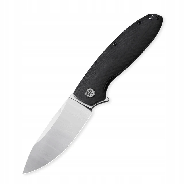 Nóż składany Petrified Fish PF-B01 Terra ostrze Satin D2 rękojeść Black G10