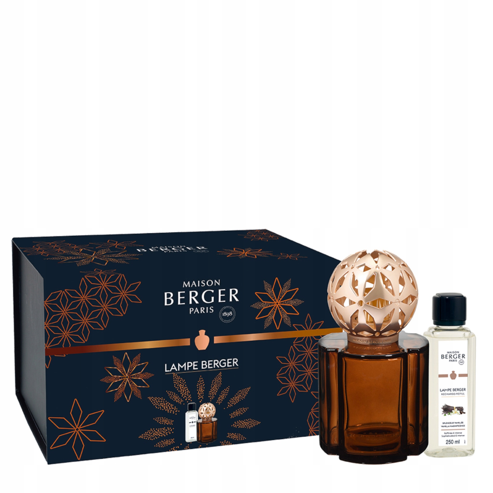 Sada Maison Berger katalytická lampa Pomelis Chocolate náplň 250 ml