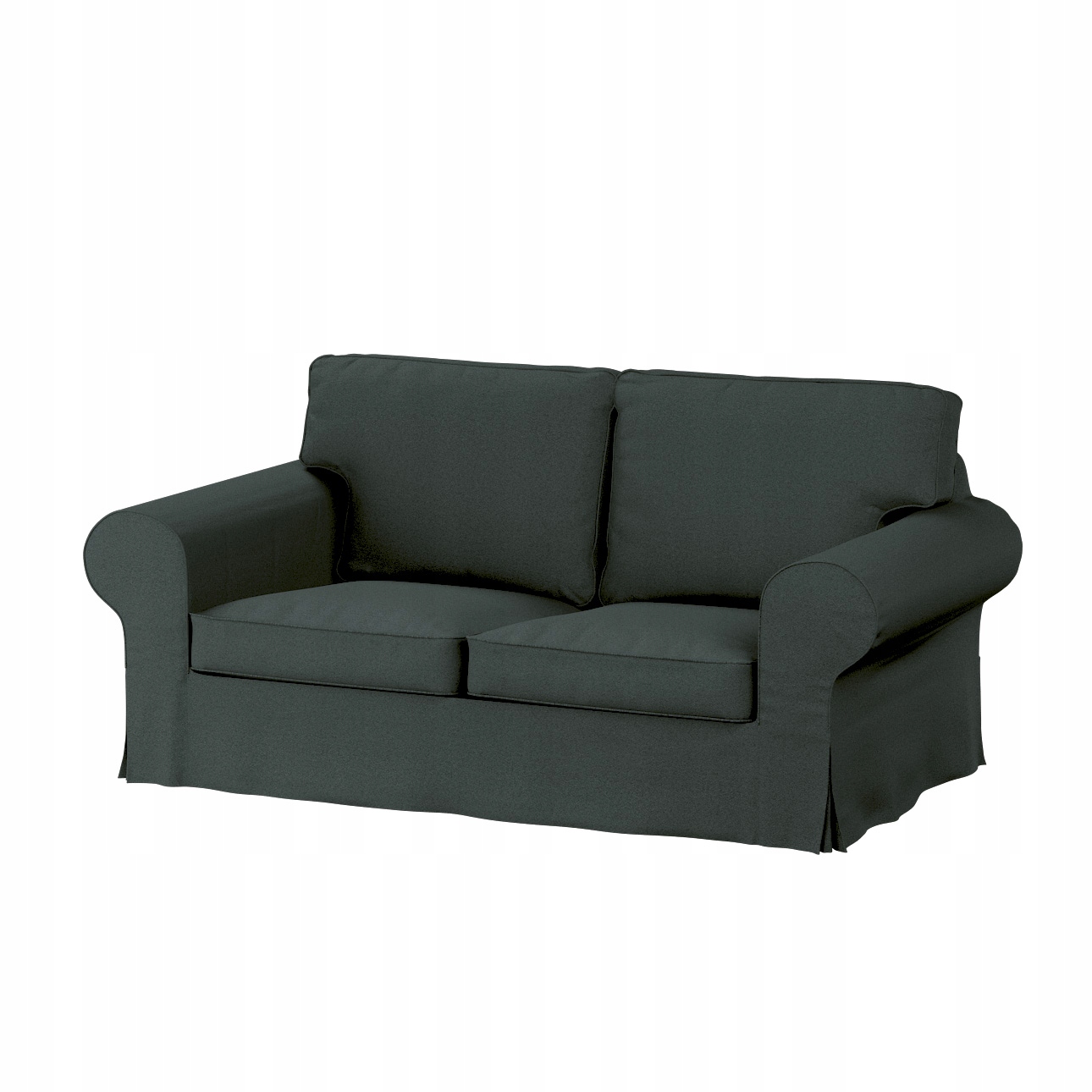 Potah na rozkládací 2-místnou pohovku Ektorp, Ikea, černý