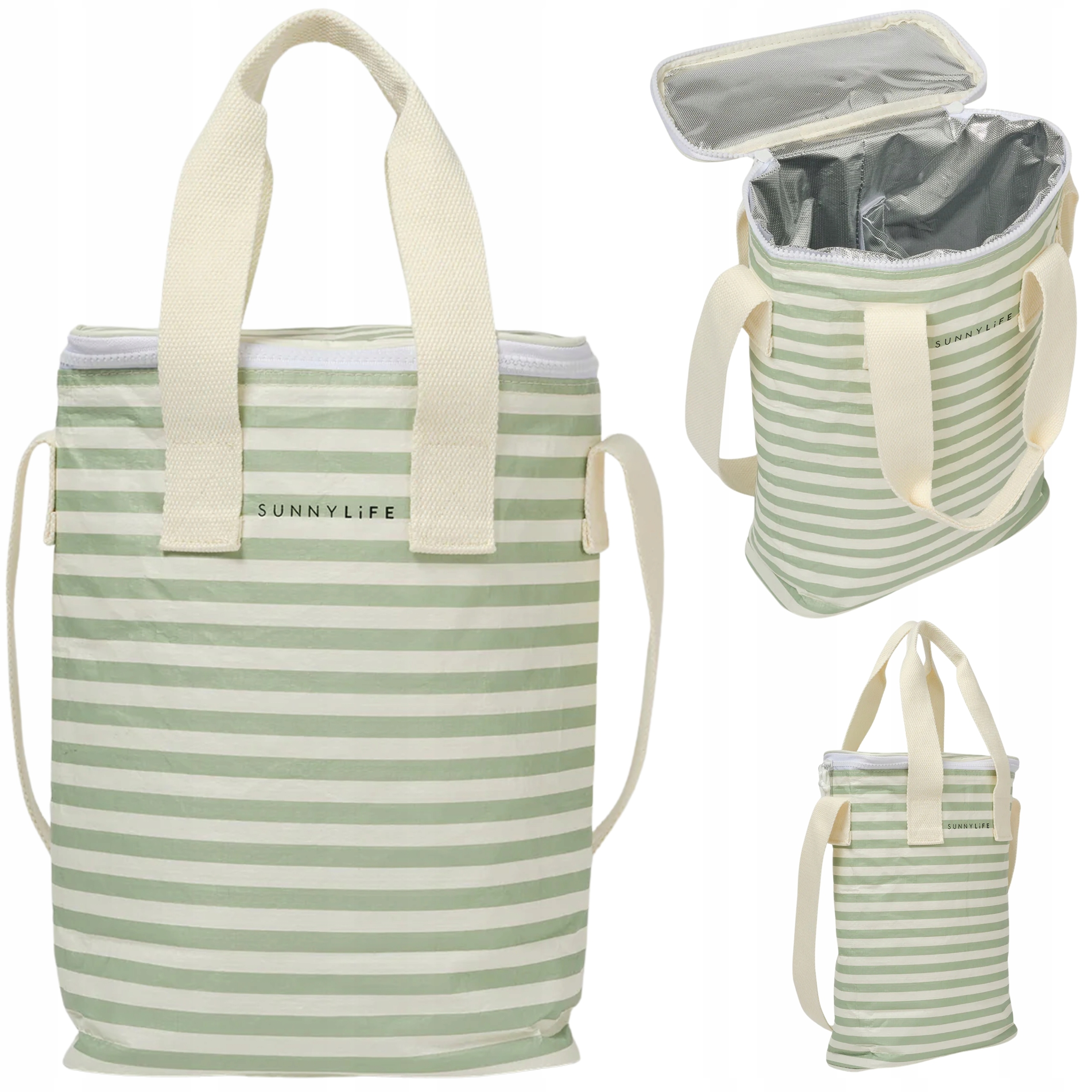 Termotaška na nápoje 8 l na chlad, skládací do pásků SUNNYLiFE – Sea Sage