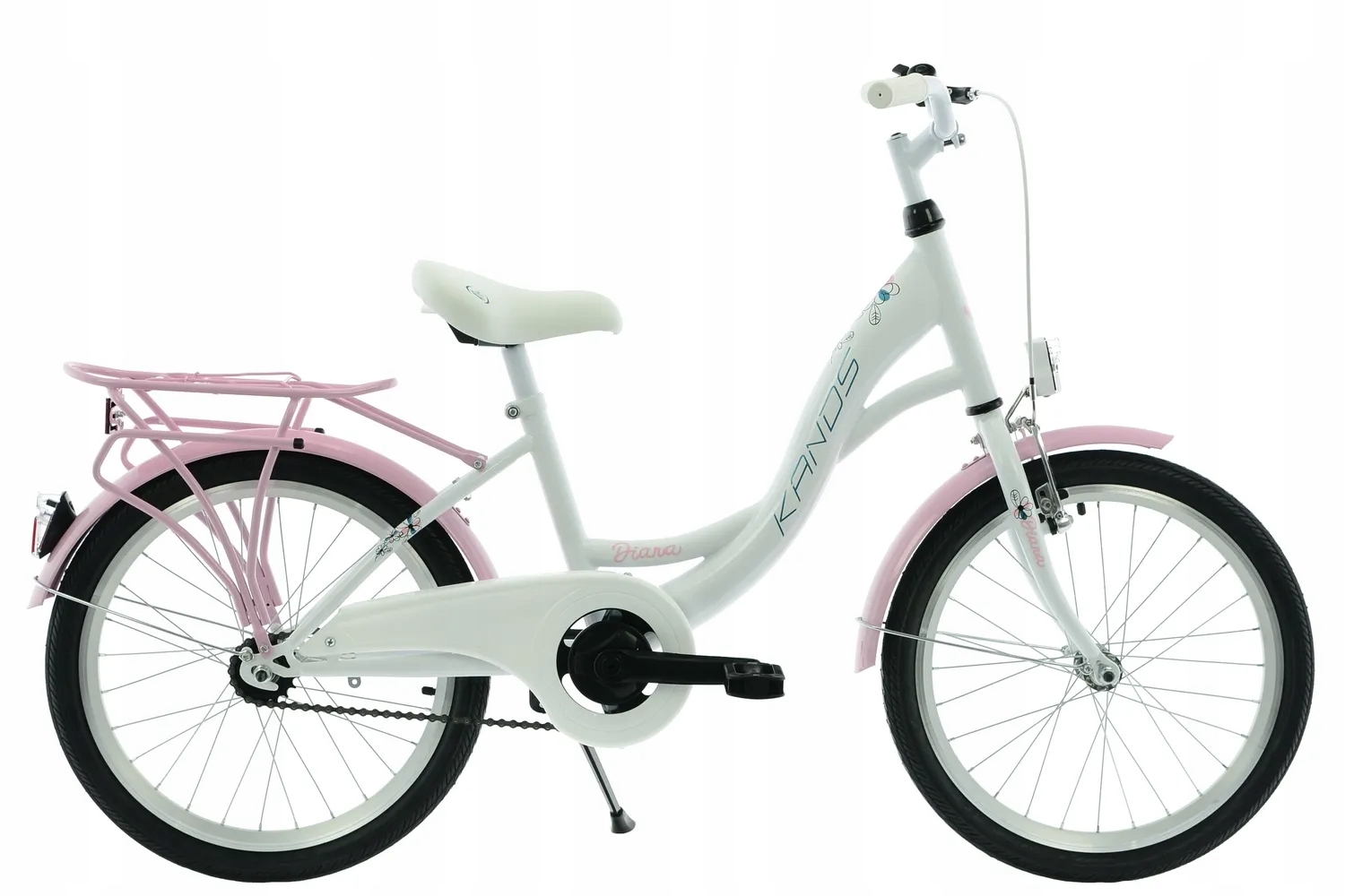 Rower 20 Kands Diana Kv Falcon biało-różowy połysk