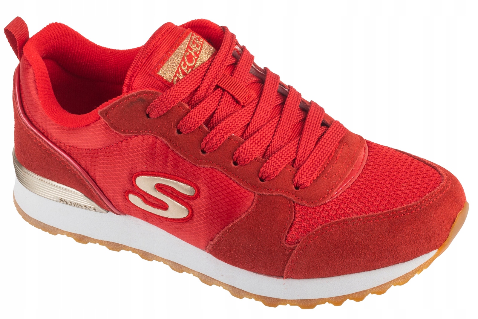 Skechers Og 85 Gold'n Gurl [38] Dámské tenisky Semišové červené