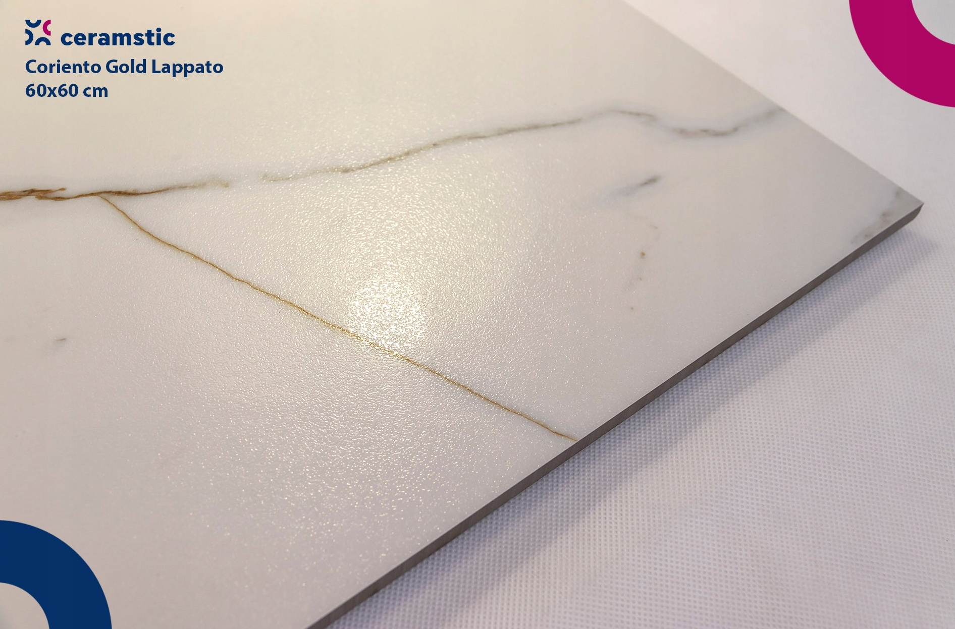 CORIENTO GOLD Lappato GRS.516B.L 60x60 Ceramstic Typ gres