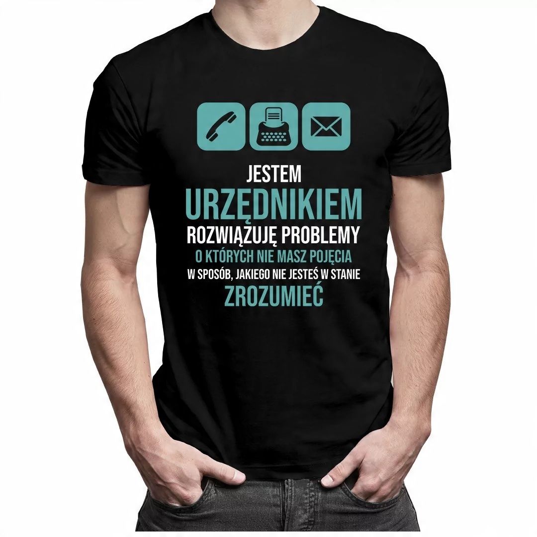 

Męska koszulka dla urzędnika