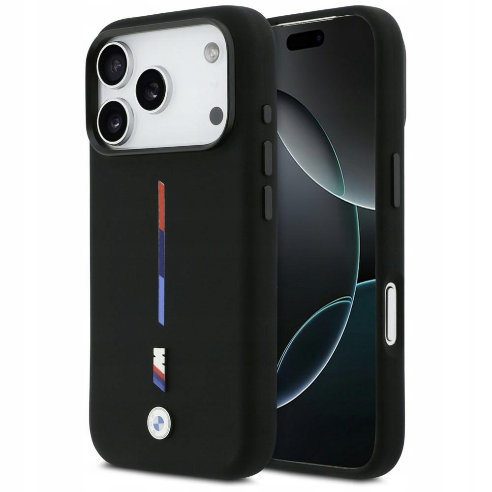 Bmw Pouzdro M Silicon Tricolor Line Pro Iphone 17 Pro Magsafe S Moderním